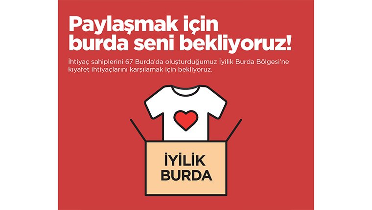 67 Burda AVM’de “İyilik Burda Bölgesi” kuruldu