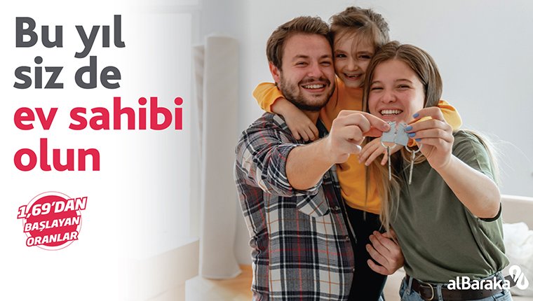 Albaraka Türk’ten avantajlı oranlarla konut finansmanı!