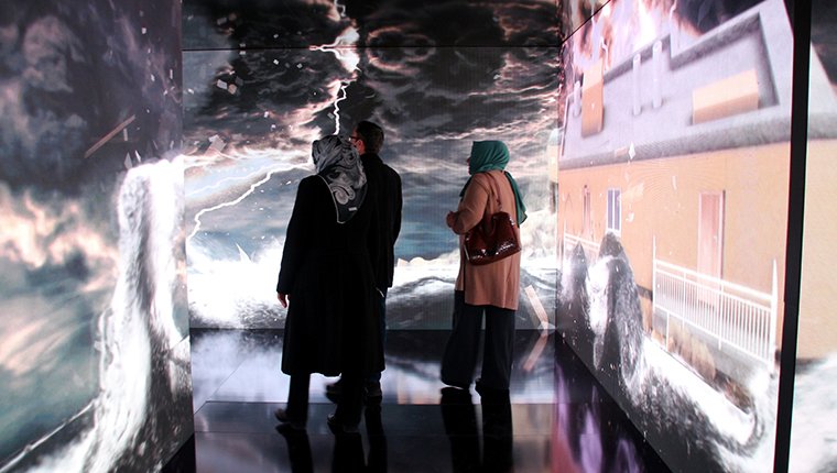 "İklim Tüneli" iklim değişikliğinin yol açtığı afetleri gözler önüne seriyor