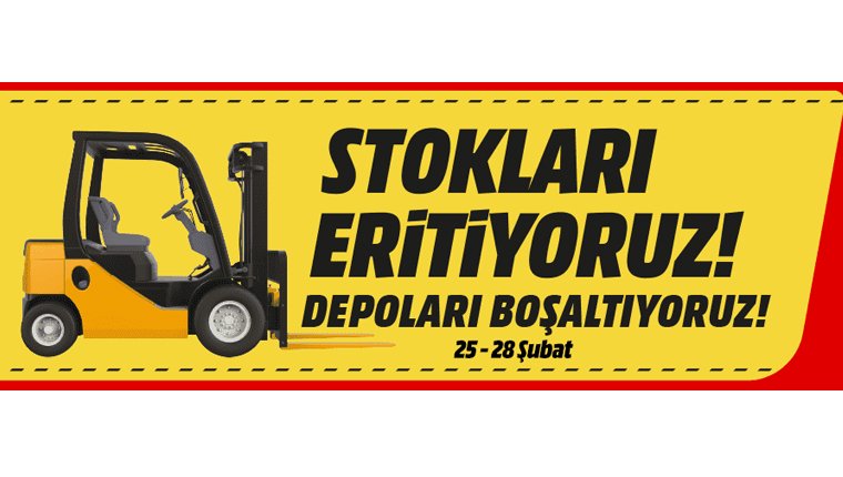 MediaMarkt'tan stokları eritme kampanyası!