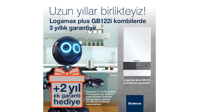 Buderus ek garanti kampanyasını yıl sonuna kadar uzattı!