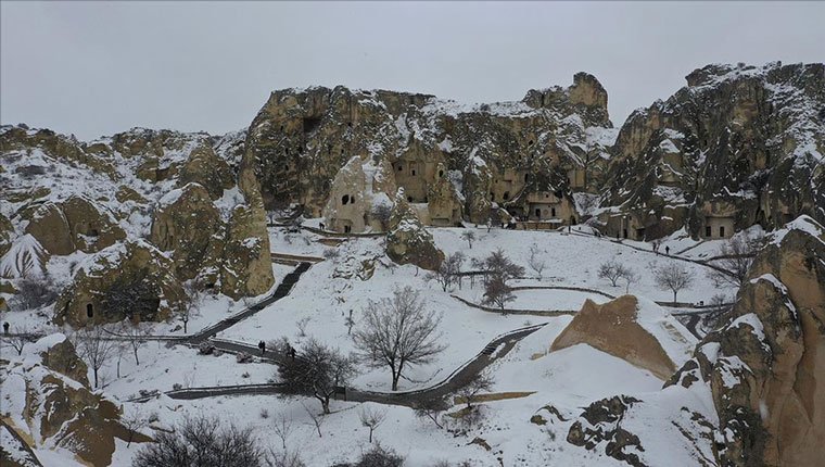 Kapadokya'da balon turizmine kar engeli!