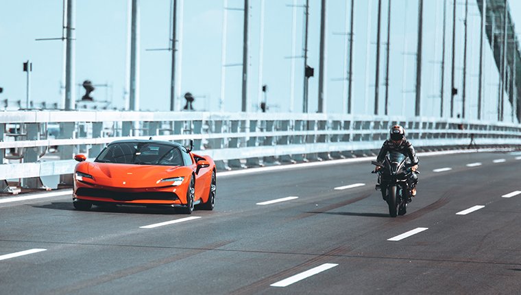 Kenan Sofuoğlu ile Toprak Razgatlıoğlu 1915 Çanakkale Köprüsü'nden beraber geçti