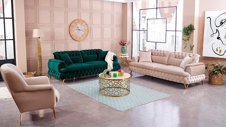 Kilim Mobilya'dan elegant stil için Stella Koltuk Takımı!