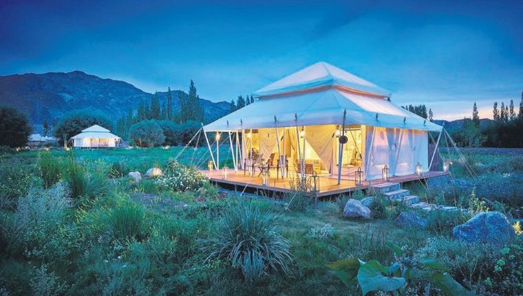 Tatilde glamping modası! Geceliği 700 TL'ye!