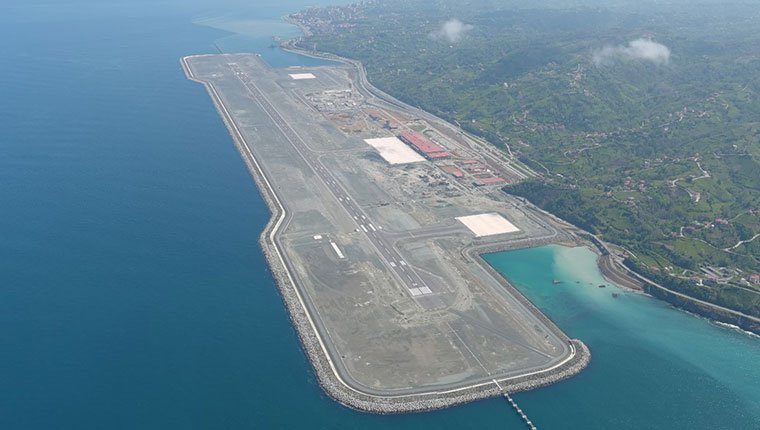 Açılışa hazırlanan Rize-Artvin Havalimanı'ndan son görüntüler!