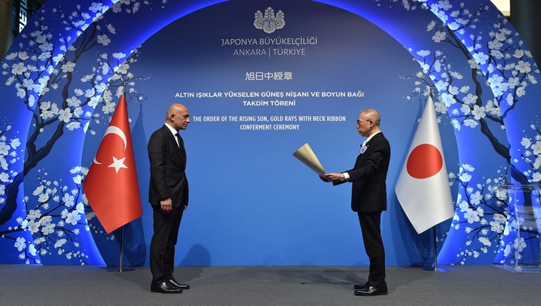 Erman Ilıcak'a 'Japonya'nın en yüksek devlet nişanı'  takdim edildi!