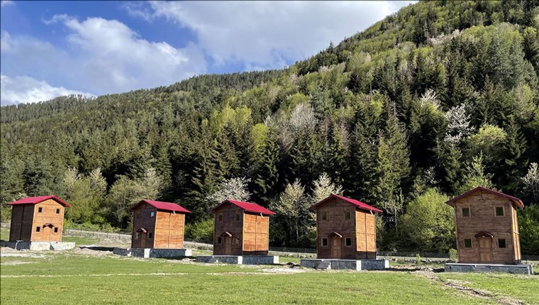 Ardahan Posof'taki bungalov evler tatilcilerin gözdesi olacak!