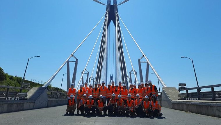 Yavuz Sultan Selim Köprüsü, Münih Teknik Üniversitesi öğrencilerini ağırladı