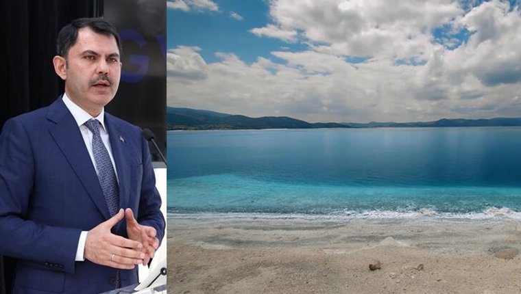 Bakan Kurum'dan Salda Gölü açıklaması: İnsan kaynaklı değil!