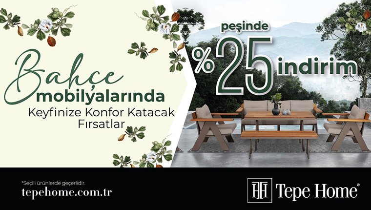 Tepe Home, 2022 sezonu bahçe koleksiyonuyla dikkat çekiyor