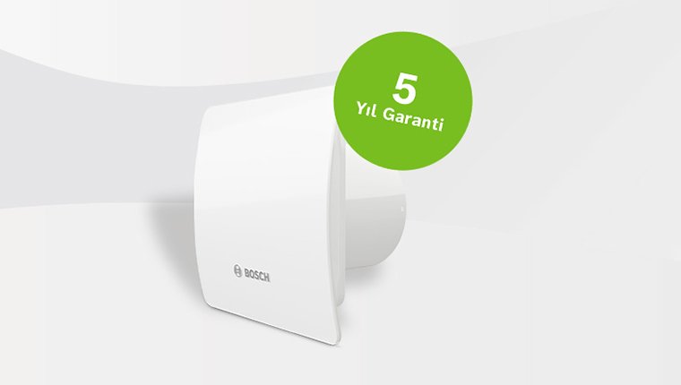 Bosch Termoteknoloji’den banyolarda temiz hava için şık ve estetik fanlar