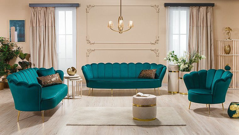 Modalife'tan iddialı koleksiyon: İstiridye Midi Koltuk Takımı!