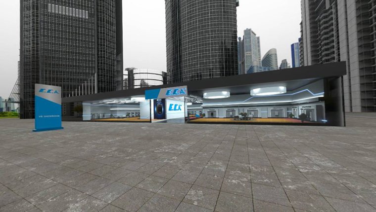 E.C.A. ürünleri sanal showroom ile dilediğiniz her yerde!