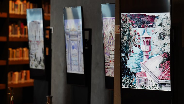 Üsküdar'ın simge yapıları, NFT esere dönüştü