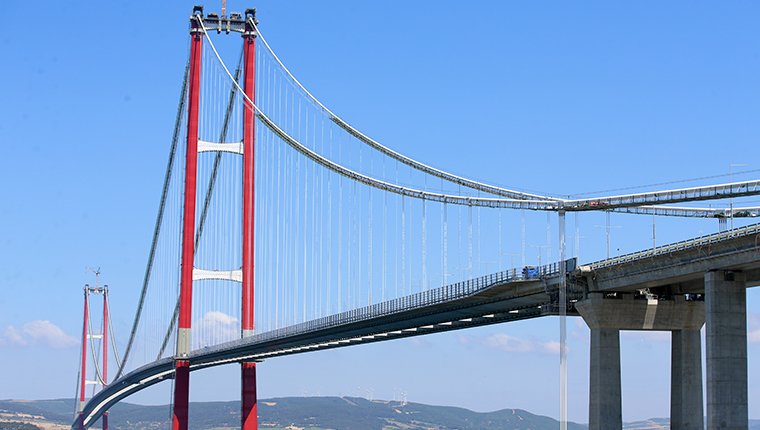 1915 Çanakkale Köprüsü'nde "kedi yolu"nun sökümüne başlandı