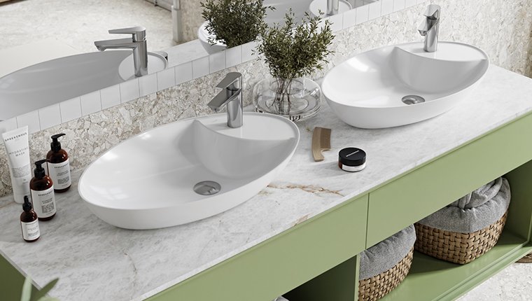 Creavit'ten lavaboda organik formun keşfi: Petra