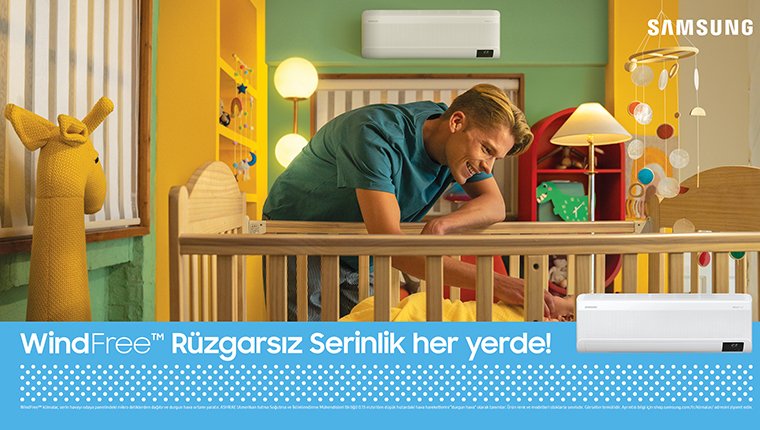 Samsung’un WindFree klimalarıyla rüzgârsız ve tasarruflu serinlik!