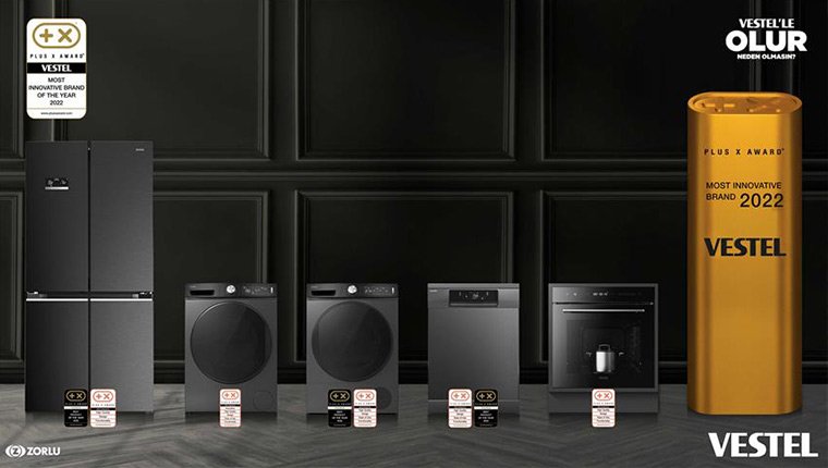 Vestel, Plus X Awards 2022 ödüllerinde yeniden "En Yenilikçi Marka" seçildi