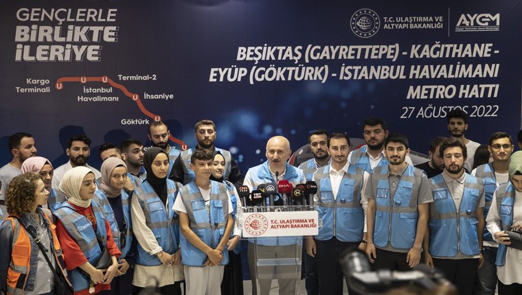 Kağıthane-Gayrettepe-İstanbul Havalimanı metrosunda geri sayım!