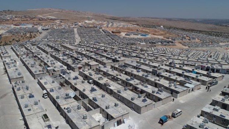 Suriye'de 69 bine yakın briket ev inşa edildi