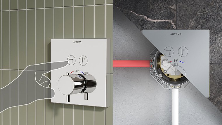 Artema’dan zahmetsiz ve konforlu duş keyfi!