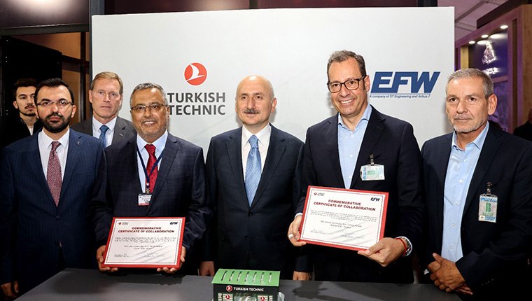 THY Teknik AŞ yolcu-kargo uçağı dönüşümü için EFW ile iş birliği yaptı