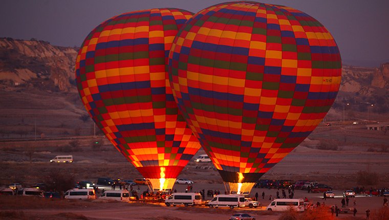 Kapadokya'da geçen yıl 662 bin turist balon turuna katıldı