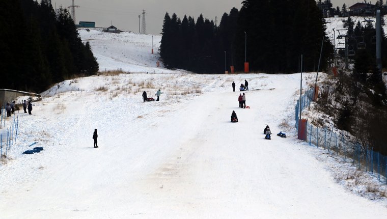 Ilgaz Dağı Kayak Merkezi yarıyıl tatiline karsız girdi!