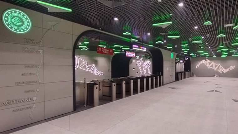 Kağıthane-İstanbul Havalimanı Metrosu hizmete girdi
