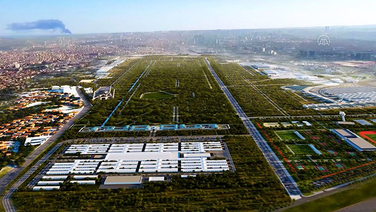 Bakan Kurum, Atatürk Havalimanı Millet Bahçesi'ndeki çalışmalarla ilgili video paylaştı