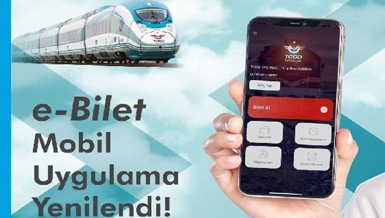 Tren bileti satış sistemi yenilendi!