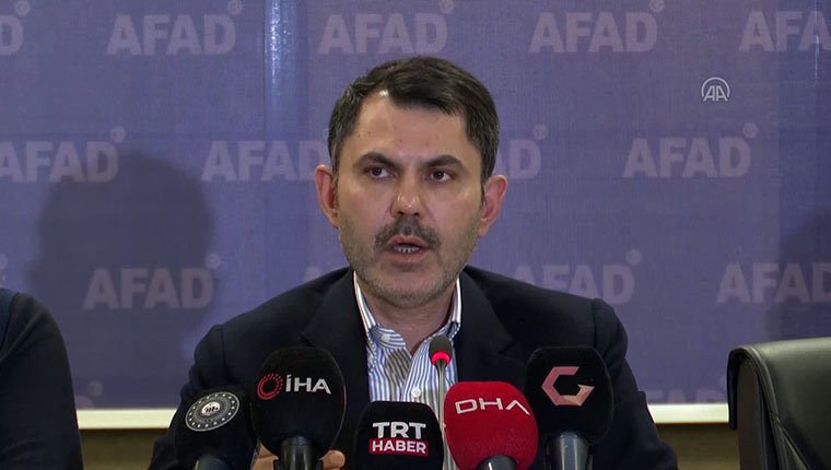 Bakan Kurum: "10 ilde 41 bin 791 bina acil yıkılacak veya ağır hasarlı"