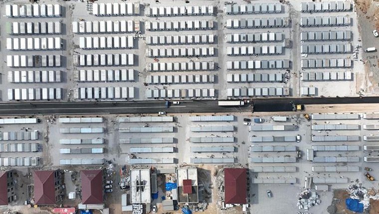 Kalyon Konteyner Kent, depremzedelerin kullanımına açıldı!