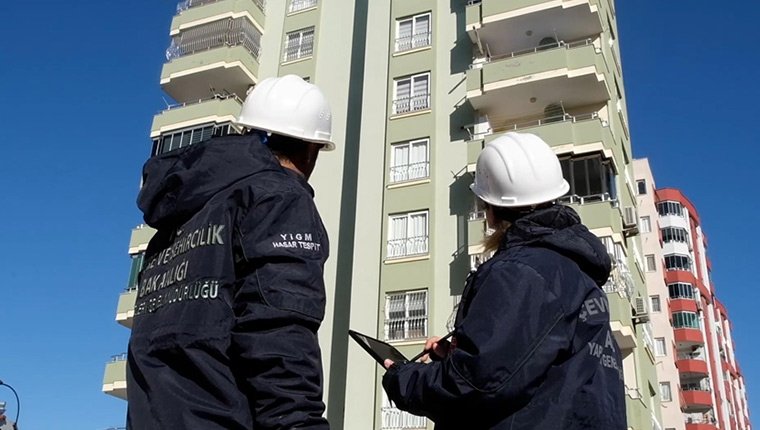 Deprem bölgesindeki hasar tespit çalışmalarında yüzde 84'e ulaşıldı