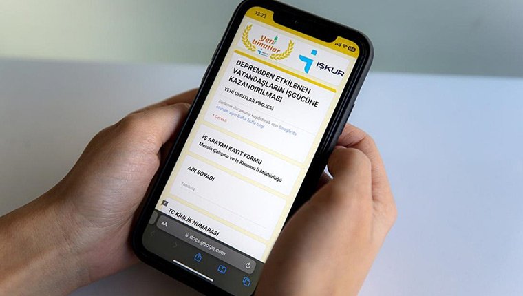 Depremzedeler "Yeni Umutlar" projesi ile iş sahibi oluyor