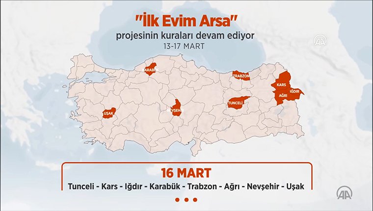 "İlk Evim Arsa" projesinin kuraları devam ediyor