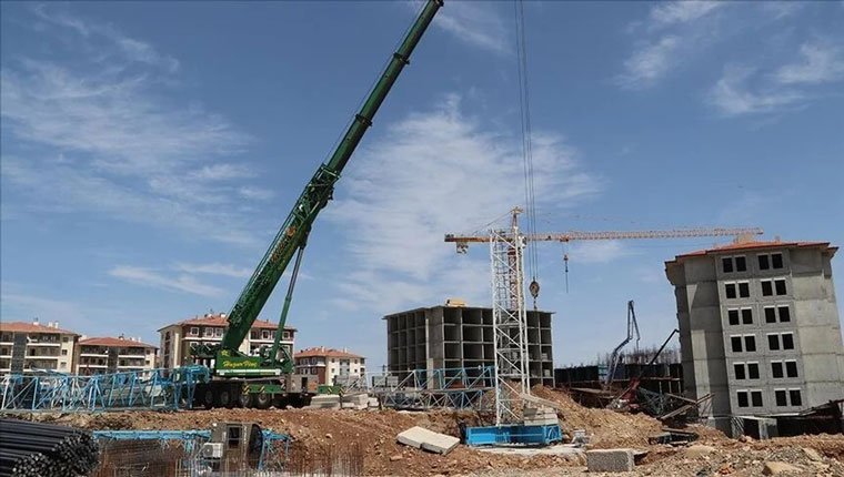 Gaziantep'teki deprem konutlarının inşası devam ediyor!
