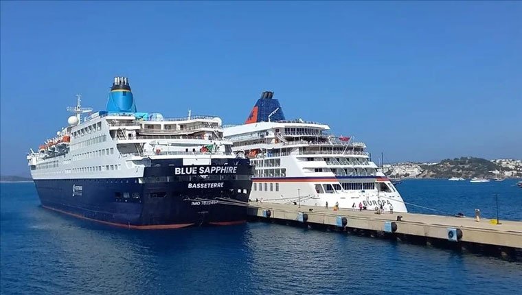Europa ile Bodrum'a 343 turist geldi!