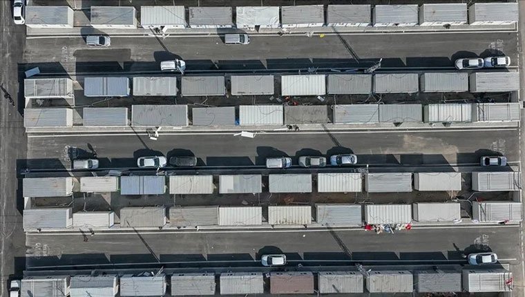 Gaziantep'te hak sahibi afetzedelere konteynerleri teslim edildi!