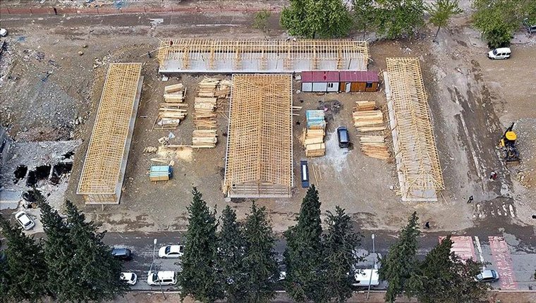 Kahramanmaraş'ta "ticaretin kalbi"ne ahşap çarşı kuruluyor!