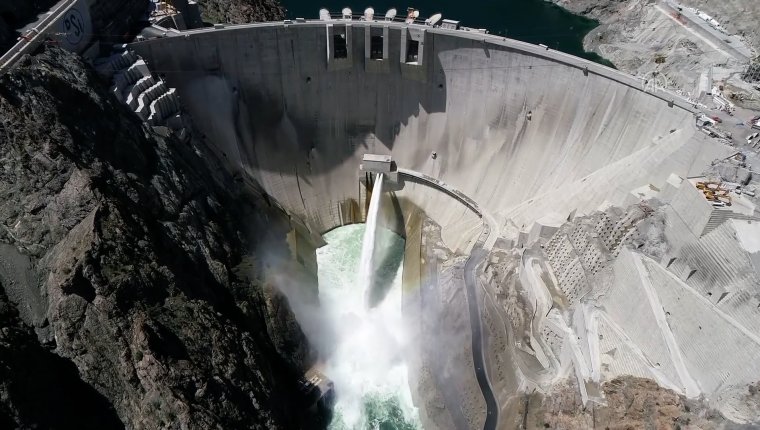 Yusufeli Barajı'nda depolanan su miktarı 905,60 milyon metreküpe ulaştı