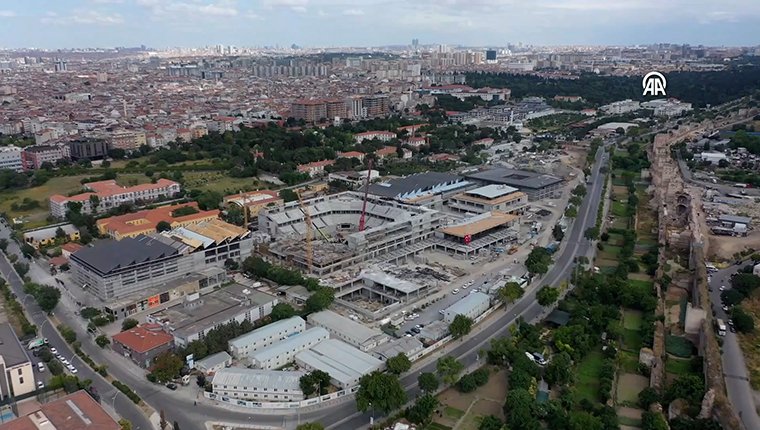 Basketbol Gelişim Merkezi inşaatı havadan görüntülendi!