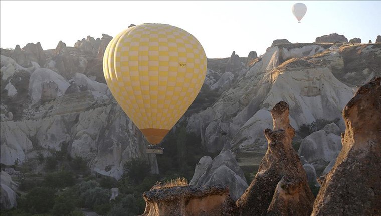 Kapadokya'yı 7 ayda 2 milyondan fazla turist ziyaret etti