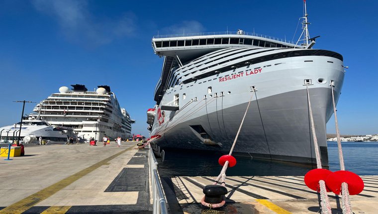 Kruvaziyerle Bodrum'a 1960 yolcu geldi