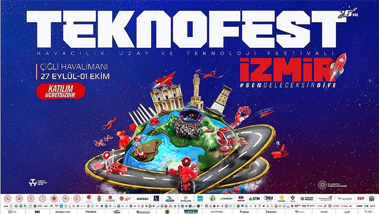 TEKNOFEST 27 Eylül'de İzmir'de teknolojiseverlerle buluşacak!
