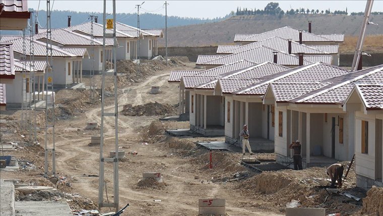 Adıyaman'da kırsal konutların yapımı sürüyor!