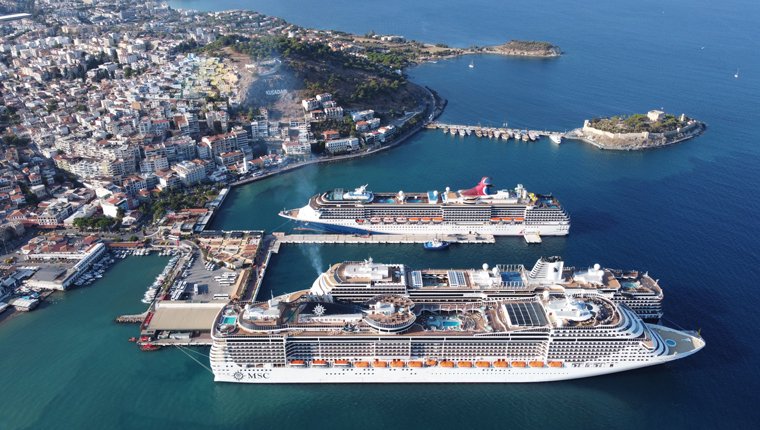 Kuşadası'nda kruvaziyer turizm hareketliliği sürüyor!