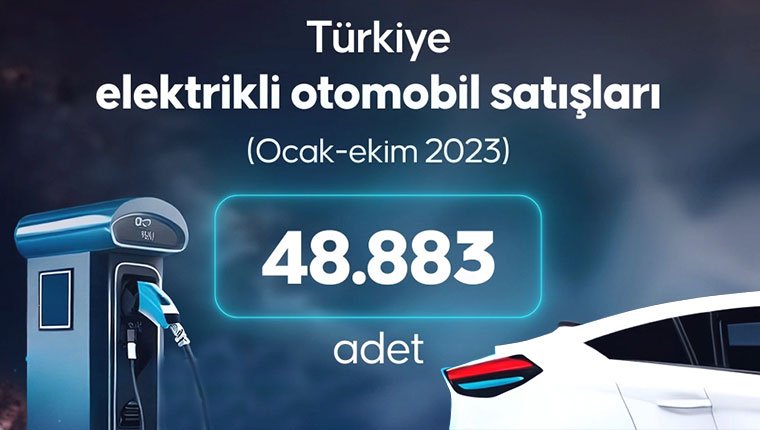İlk 10 ayda elektrikli araç satış payı yüzde 6.5 oldu