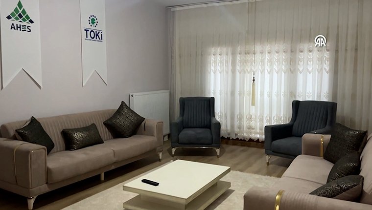 Adıyaman'da inşa edilen deprem konutlarının örnek dairesi yayında!